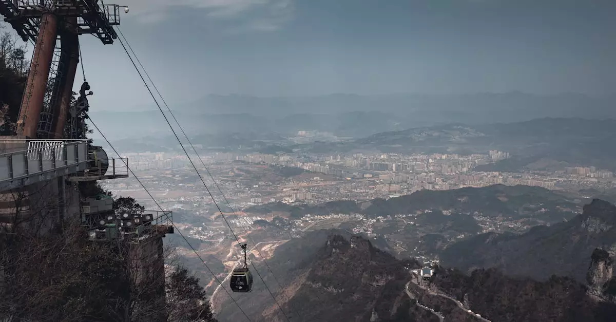 tianmen mountain cable car price