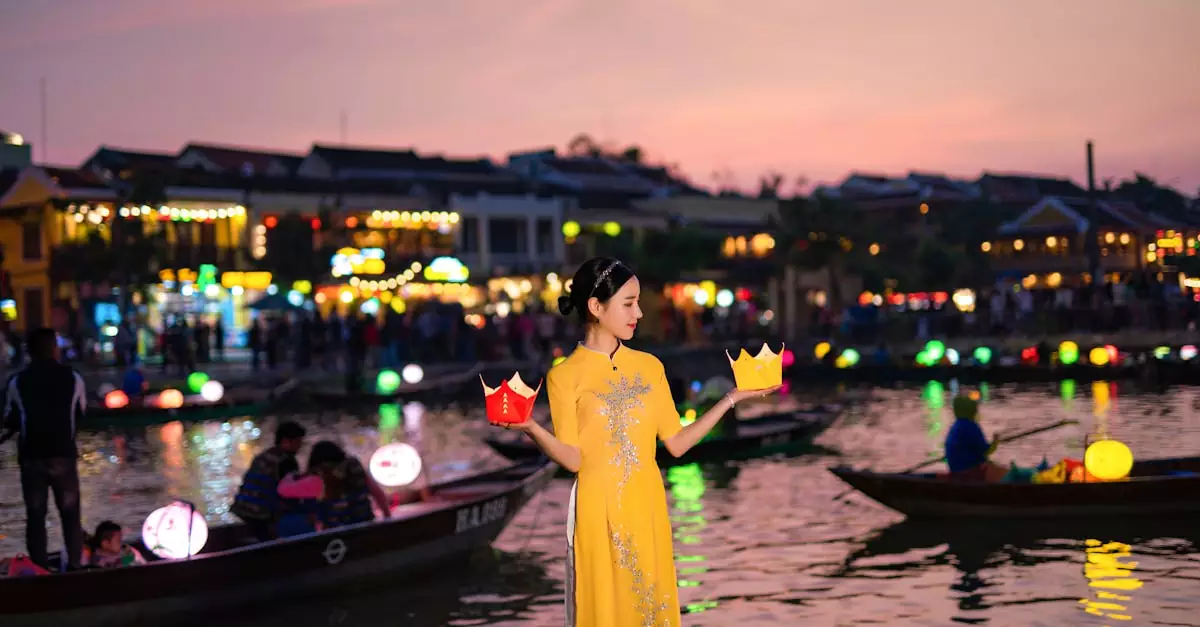 hoi an boat ride lantern price