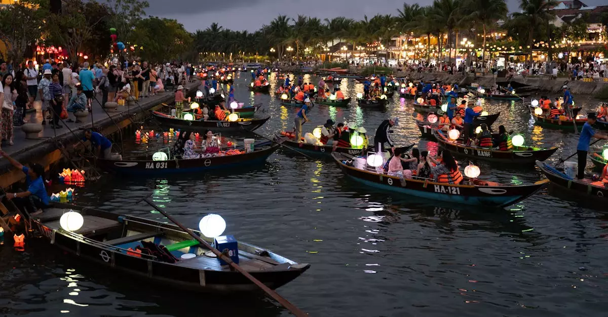 hoi an boat ride lantern price