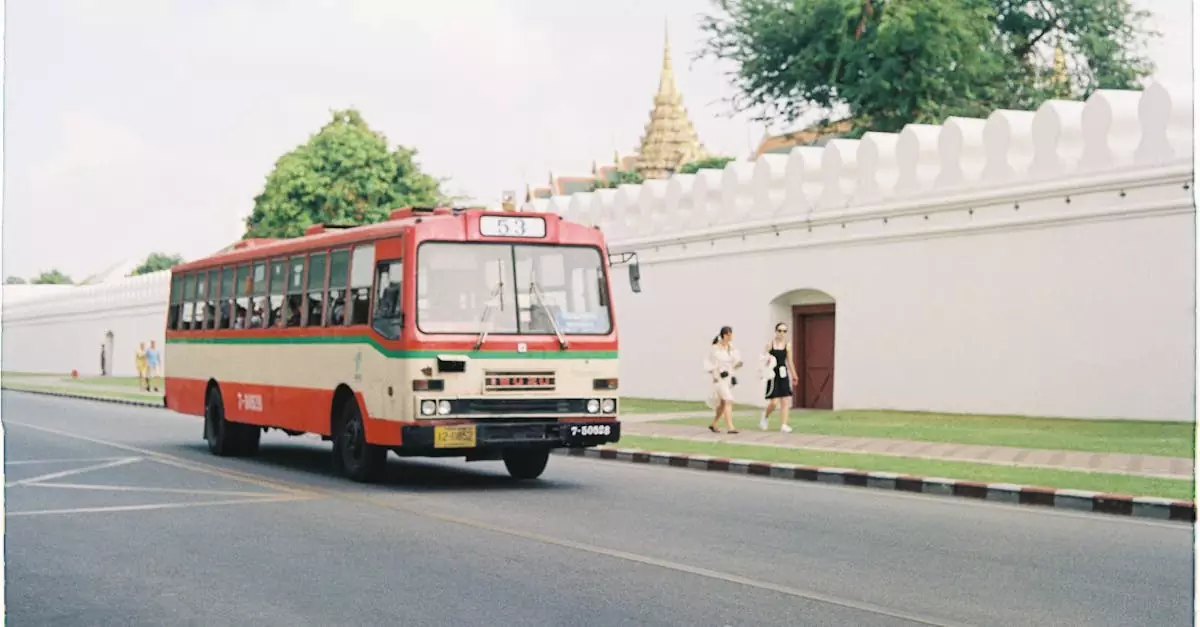 thailand bus travel cost