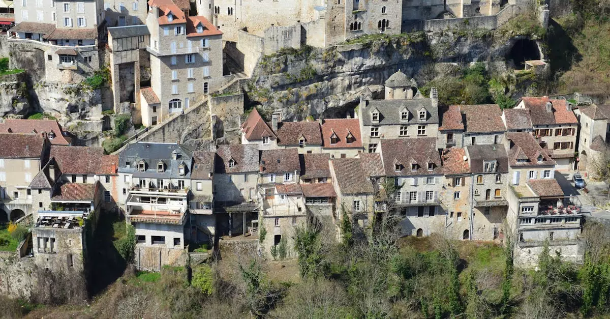 Explore the stunning medieval architecture in this cliffside village.