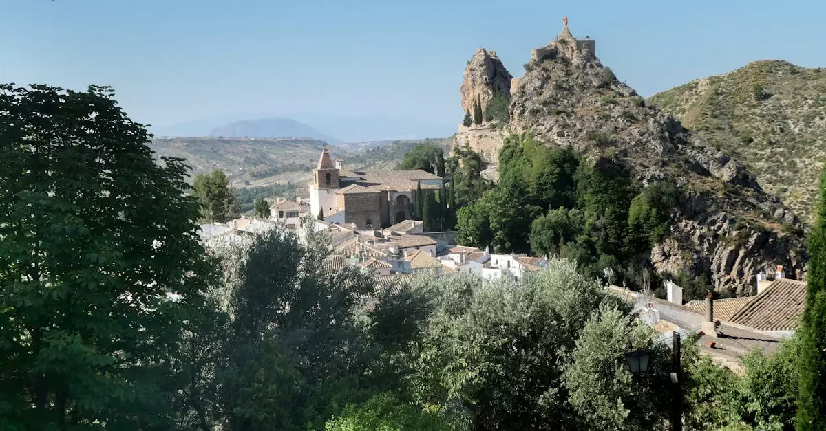 Explore the stunning landscapes and historic landmarks of Castril, Spain during summer.