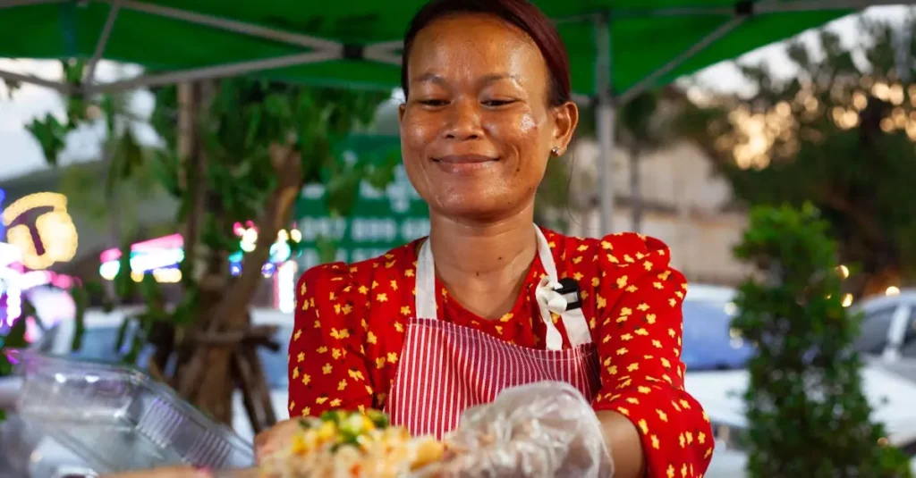 cambodia cheapest food options street vs restaurant 15717369