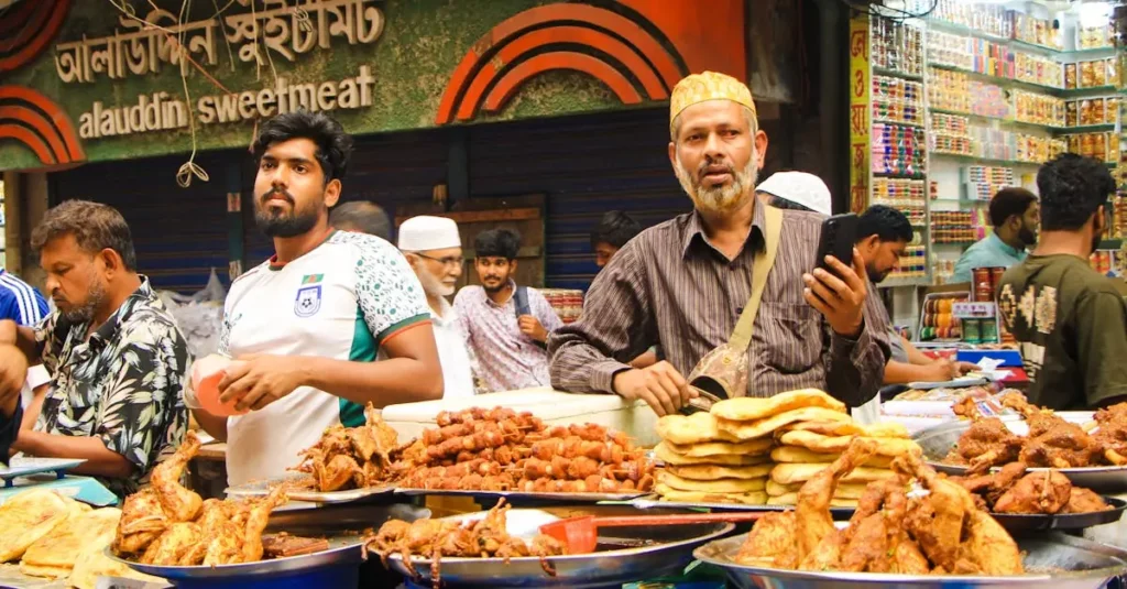 dhaka street food vs restaurant cost comparison 36541717