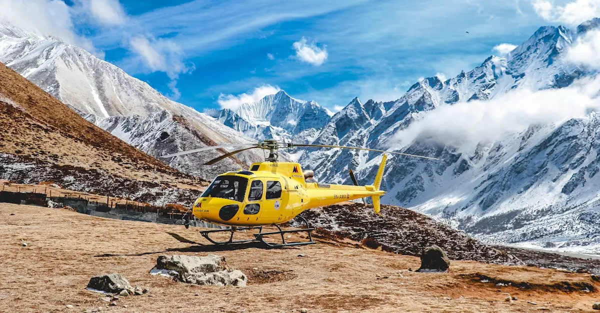 ebc trek lukla flight vs helicopter cost