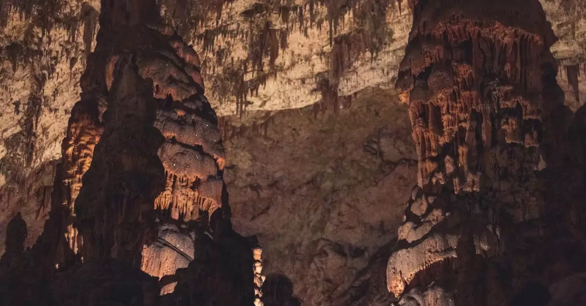 Explore the breathtaking rock formations in Samograd Cave, a natural wonder in Croatia.