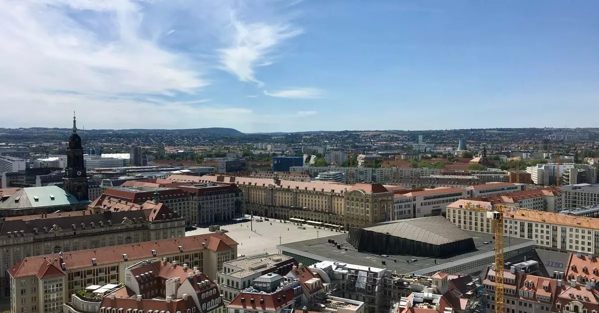Explore the stunning architecture of Dresden's Altmarkt Square, a perfect blend of history and modernity.