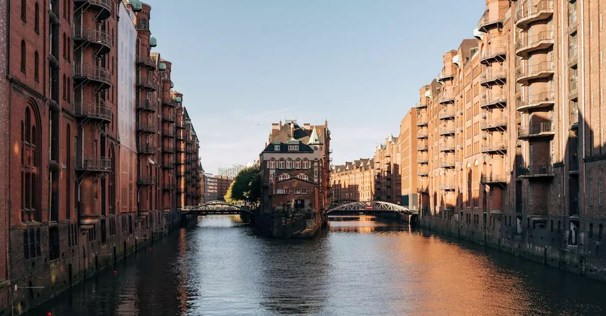 Discover the Neo-Gothic architecture of Speicherstadt in Hamburg, a UNESCO World Heritage Site.