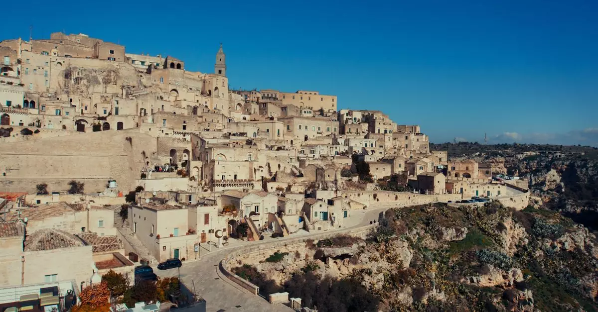 Explore the ancient architecture of Matera's Sassi district in Basilicata, Italy.