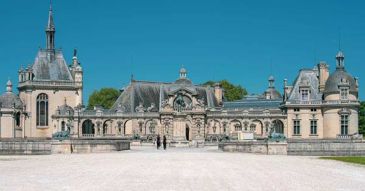 Explore the historic Chantilly Castle, a stunning French Renaissance architectural marvel.